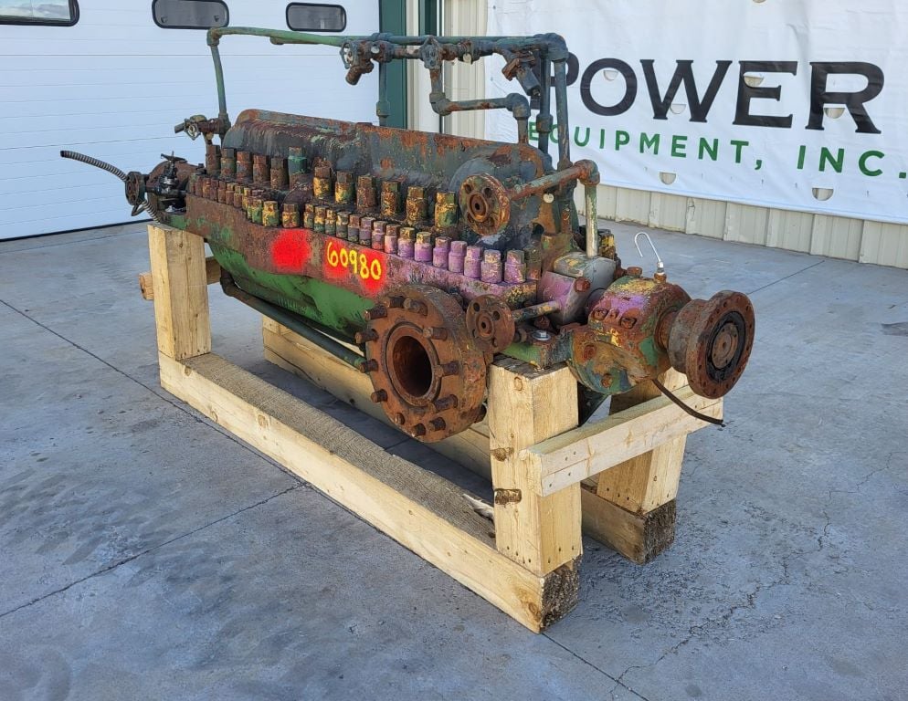 Union #API-610 BB3, 4x6 horizontal multi-stage centrifugal pump, complete, counter clock wise rotation - Image 1