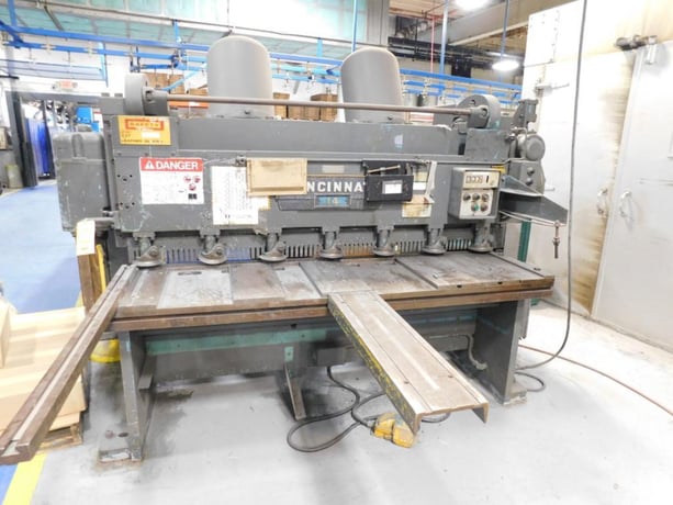 3/16" x 6' Cincinnati #1406-R, mechanical shear, 42" Back Gauge, squaring arm, front support arm - Image 1
