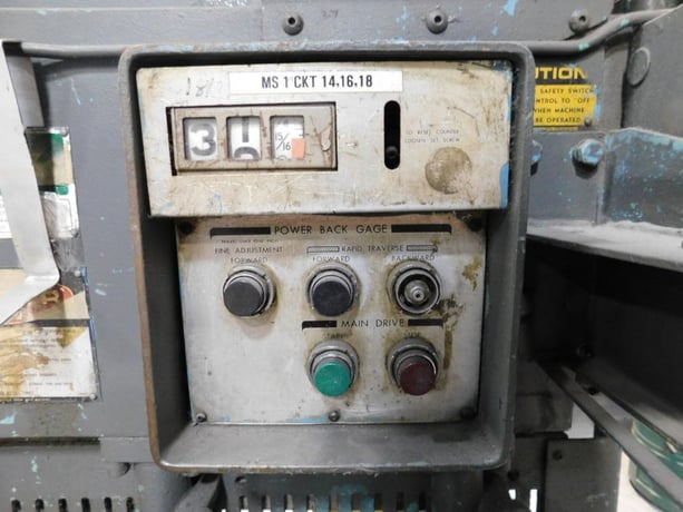 3/16" x 6' Cincinnati #1406-R, mechanical shear, 42" Back Gauge, squaring arm, front support arm - Image 7