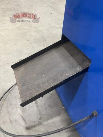 8" gauge x 8.66" Haco #Mini-220/4, hydraulic corner notcher, 25" x25" table, 90° cutting angle - Image 8