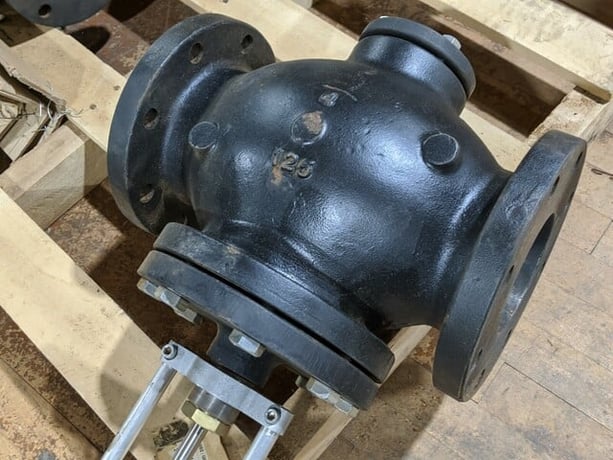 4" Dodge Engineering #GF2A-160, 2 Way Auto Globe Valve EN310B2 Actuator Non-Spring Return 24VAC - Image 2
