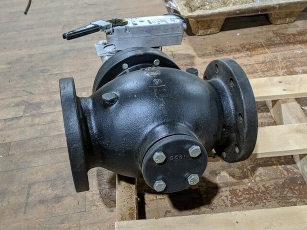 4" Dodge Engineering #GF2A-160, 2 Way Auto Globe Valve EN310B2 Actuator Non-Spring Return 24VAC - Image 3