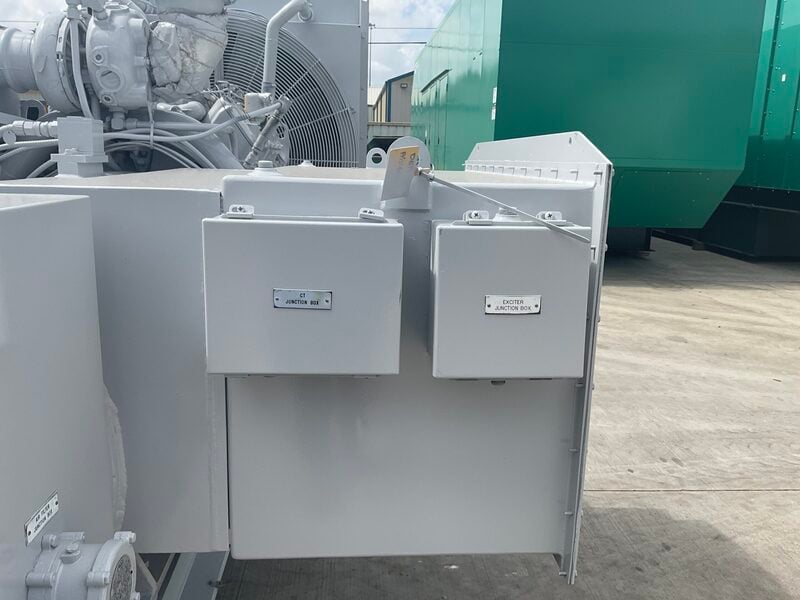 500 KW Caterpillar #3412DITA, diesel generator set, 277/480 Volts, 3-phase, 831 HP @ 1800 RPM, Woodward 2301A - Image 6