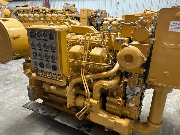 1120 HP Caterpillar #3508DITA, diesel marine engine, 1800 RPM, sound attenuated enclosure 0, hydromechanical - Image 9