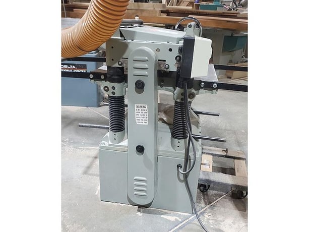 20" x 8" Lobo #CT-508, single sided straight knife planer, 16/20 FPM, 4-knife - Image 5