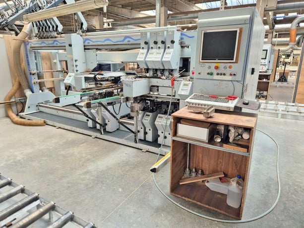 Weeke #BST-507, feed thru CNC boring mach., 2012 - Image 1