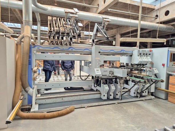 Weeke #BST-507, feed thru CNC boring mach., 2012 - Image 2
