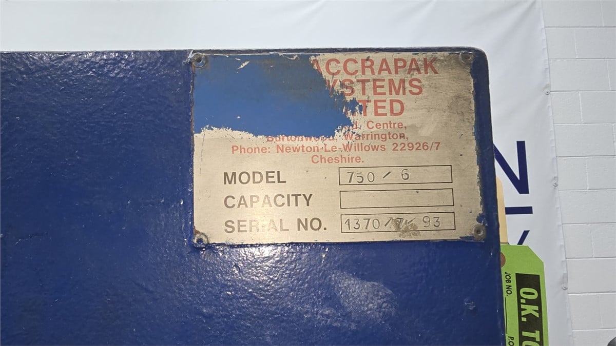6" Accrapak, Strand Pelletizer, Direct Drive Rotor, 60" x 60" x 7' - Image 10