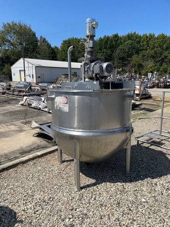 400 gallon Lee Industries #400D9MS, Stainless Steel double motion sanitary mix kettle - Image 2