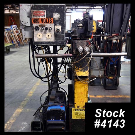 10" x .125" Guild ##PSA-135-10, shear end welder, 3-blades air shear, air clamps, automatic tig torch - Image 1