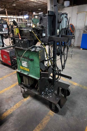 10" x .125" Guild ##PSA-135-10, shear end welder, 3-blades air shear, air clamps, automatic tig torch - Image 3