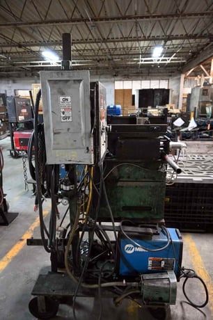 10" x .125" Guild ##PSA-135-10, shear end welder, 3-blades air shear, air clamps, automatic tig torch - Image 8