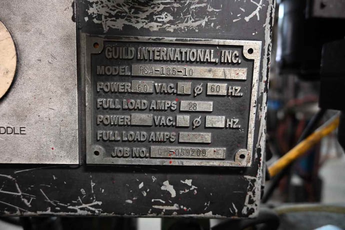 10" x .125" Guild ##PSA-135-10, shear end welder, 3-blades air shear, air clamps, automatic tig torch - Image 9
