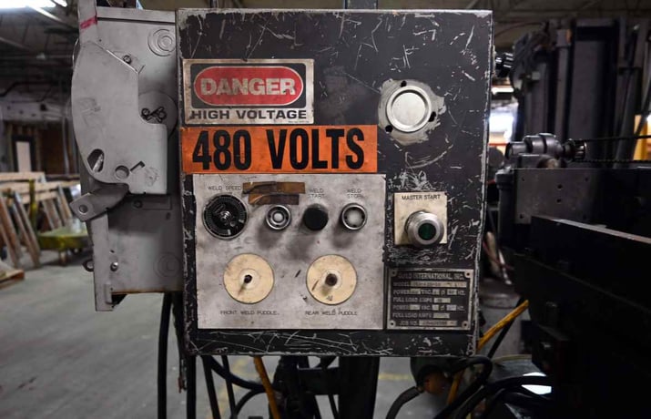10" x .125" Guild ##PSA-135-10, shear end welder, 3-blades air shear, air clamps, automatic tig torch - Image 10