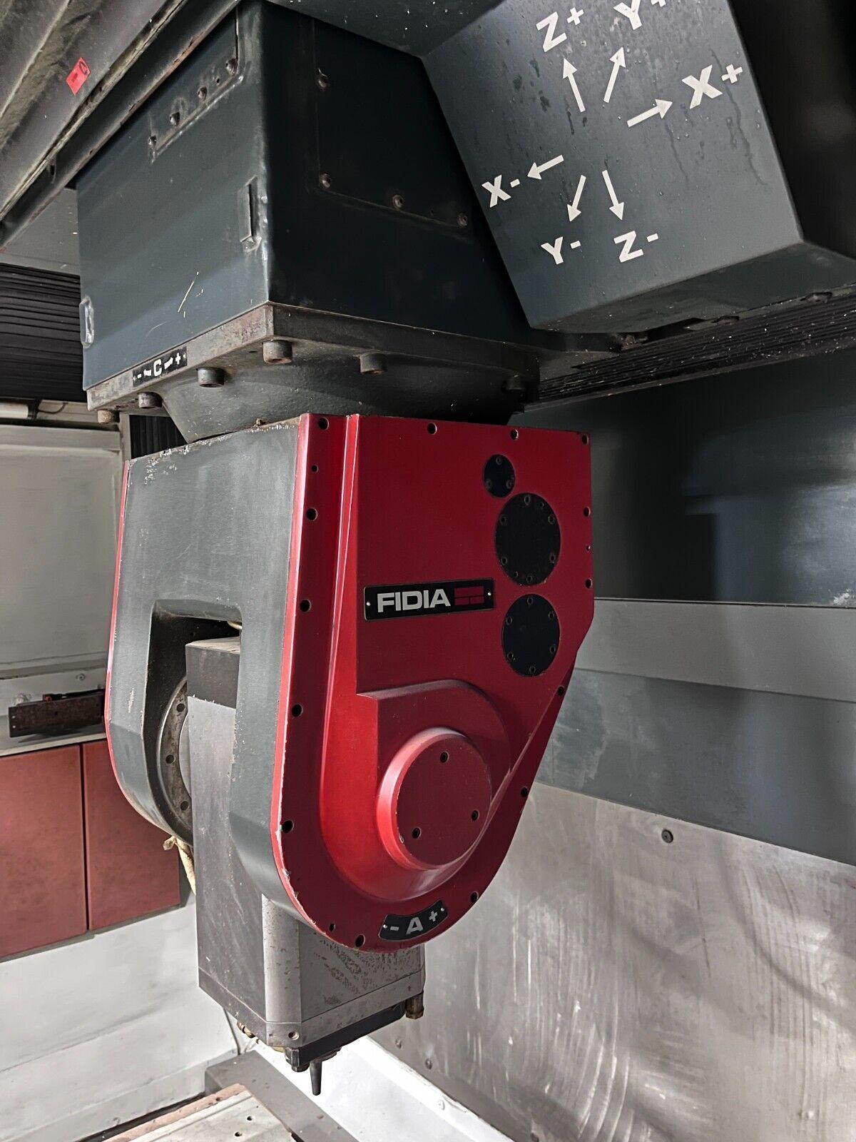 Fidia #K199-5, CNC vertical machining center, 24 automatic tool changer, 71" X, 36" Y, 33" Z, 24000 RPM, HSK - Image 6