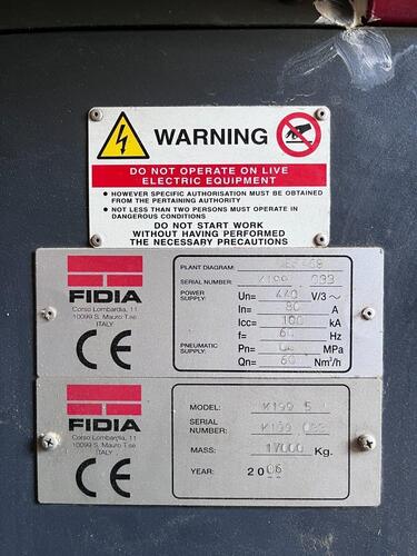 Fidia #K199-5, CNC vertical machining center, 24 automatic tool changer, 71" X, 36" Y, 33" Z, 24000 RPM, HSK - Image 9