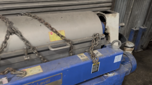 13.9" x 57.5" Alfa Laval / Sharples #DS308, decanter, 4000 RPM - Image 2