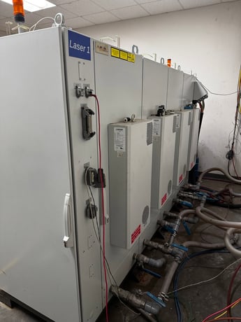 IPG Photonics #YLS-60000, Fiber Laser, 60,000 watt, LaserNet, 480 VAC, w/ 40 Ton Waterchiller, Beam Coupler - Image 8
