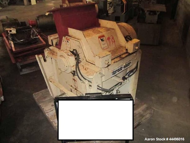 5" Andritz Sprout-Bauer #DSF1518, Plastic Granulator, 30 HP, Film Recycling, 5" x 18" blow-in in-feed hopper - Image 2