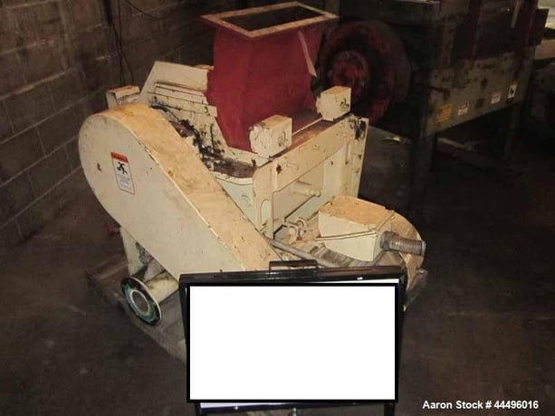 5" Andritz Sprout-Bauer #DSF1518, Plastic Granulator, 30 HP, Film Recycling, 5" x 18" blow-in in-feed hopper - Image 4