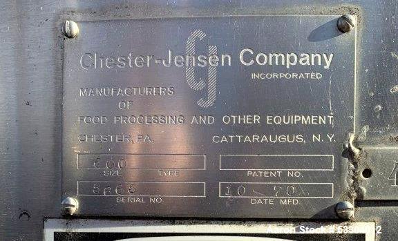600 gallon Chester-Jensen, Mix Tank, Stainless Steel, Vertical, Top entering agitato, Sidewall baffle, Side - Image 4