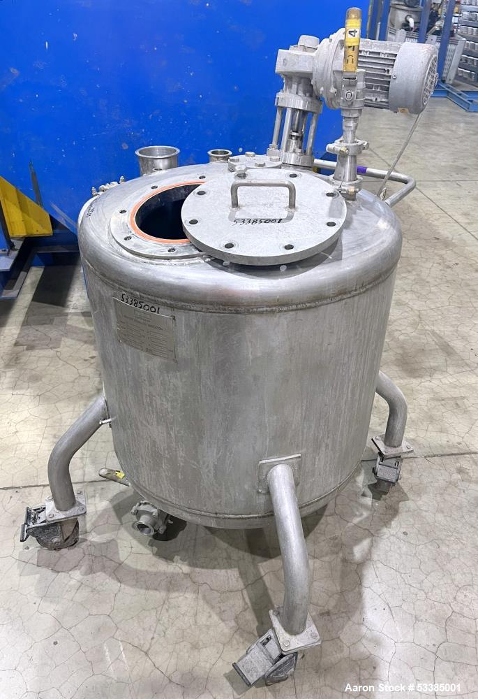 75 gallon Amherst, 304L Stainless Steel Agitated Pressure Tank, 30" diameter x 22" straight side, dished top - Image 2