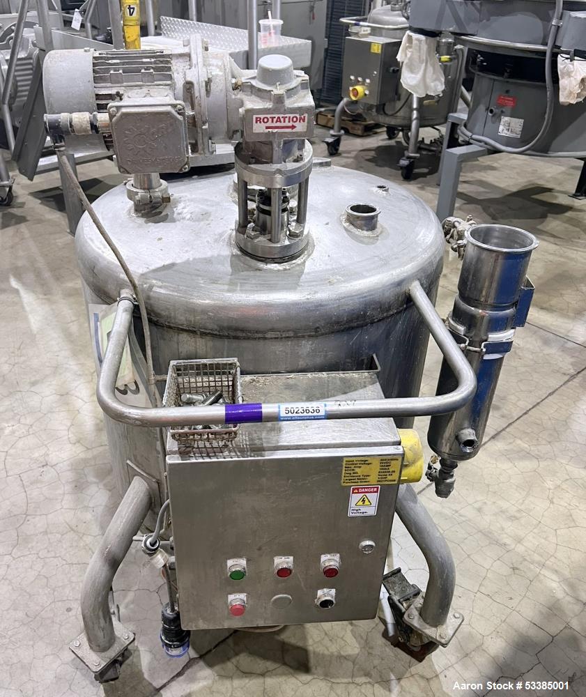 75 gallon Amherst, 304L Stainless Steel Agitated Pressure Tank, 30" diameter x 22" straight side, dished top - Image 4