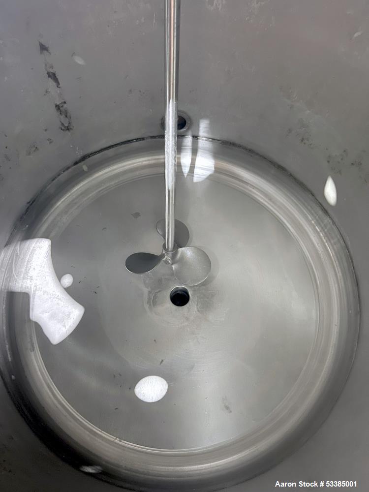 75 gallon Amherst, 304L Stainless Steel Agitated Pressure Tank, 30" diameter x 22" straight side, dished top - Image 6