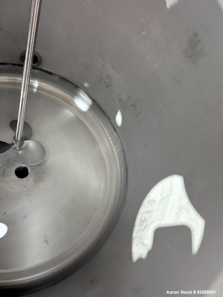 75 gallon Amherst, 304L Stainless Steel Agitated Pressure Tank, 30" diameter x 22" straight side, dished top - Image 7