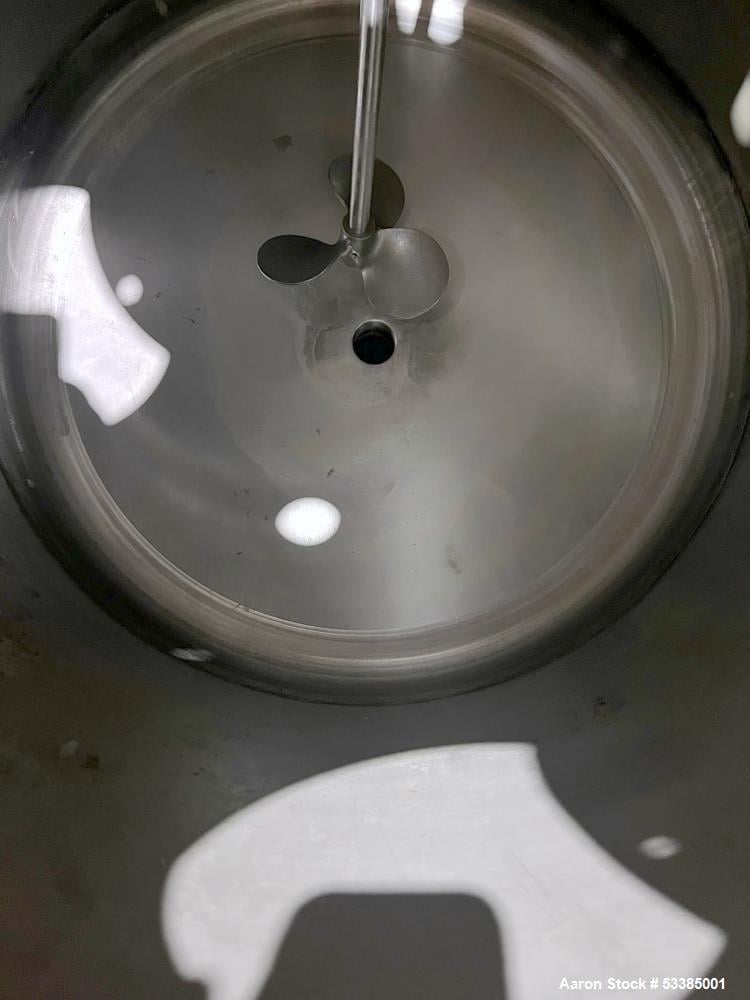 75 gallon Amherst, 304L Stainless Steel Agitated Pressure Tank, 30" diameter x 22" straight side, dished top - Image 8