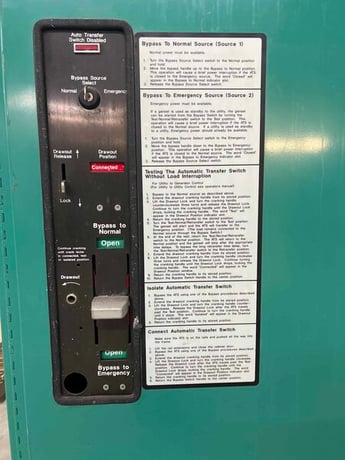 260 Amp. Cummins 306-4167-30, automatic transfer switch, 480 Volts, 1994 - Image 4