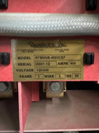 400 Amp. Russelectric RTBDNBCT-20004CEF, automatic transfer switch, 120/240 Volts, Nema 1 - Image 4