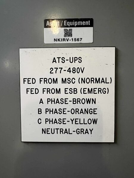 2000 Amp. Russelectric RTBDNBCT-20004CEF, automatic transfer switch with ISO Bypass, 480 Volts, Nema 1 - Image 3