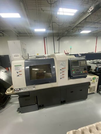 KSI #TCM32S, CNC Swiss automatic lathe, Fanuc 0iTF, Barload VITO barfeed, LNS chip conveyor, 2018 - Image 1