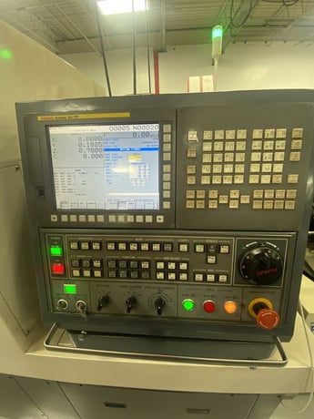 KSI #TCM32S, CNC Swiss automatic lathe, Fanuc 0iTF, Barload VITO barfeed, LNS chip conveyor, 2018 - Image 3