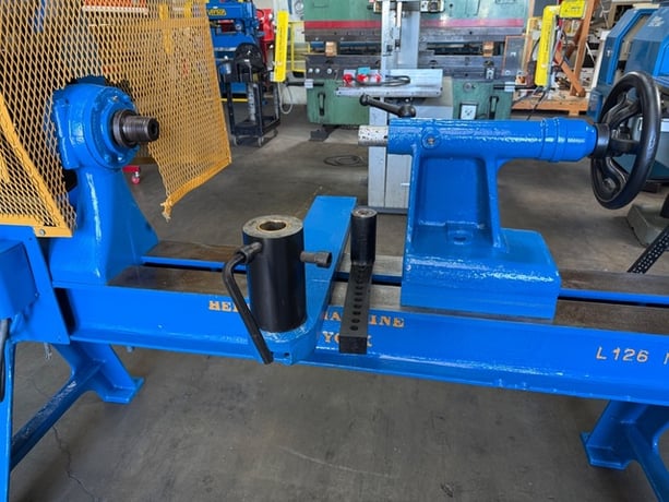 26" x 38" Hepworth #L126 No. 9 Spinning Lathe, 3 HP, speed adjustment (belt), tool post & holders - Image 2
