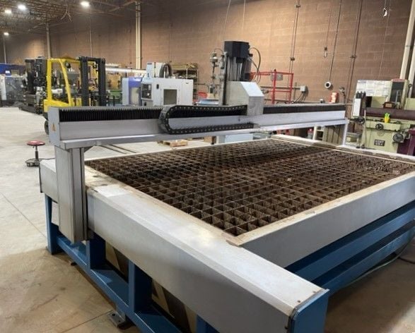 A & V #AV10005BA-5X, waterjet, 6' x 10' table, 50 HP, 55000 psi, PC based Windows 7, 2016 - Image 6
