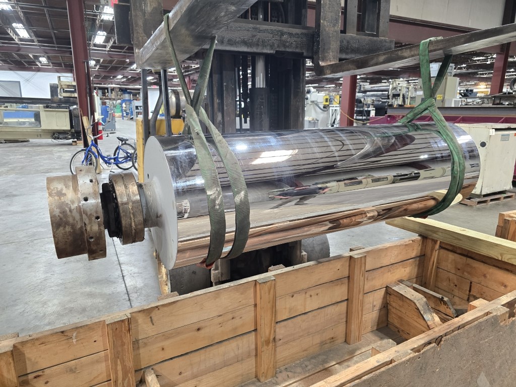 Battenfeld, Gloucester, horizontal sheet line, 56" wide, Proface touch screen, 480 V. - Image 9