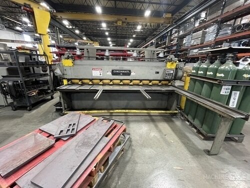 1/4" x 10' Cincinnati #1810, mechanical power shear, 36" front operated power back gauge, 15 HP, 60 SPM - Image 2