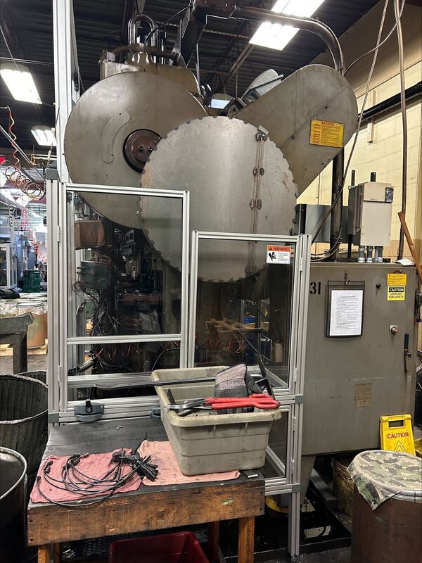 U.S. Baird #5L51, transfer press, 7" stroke, 13 op die, Minster clutch brake - Image 3
