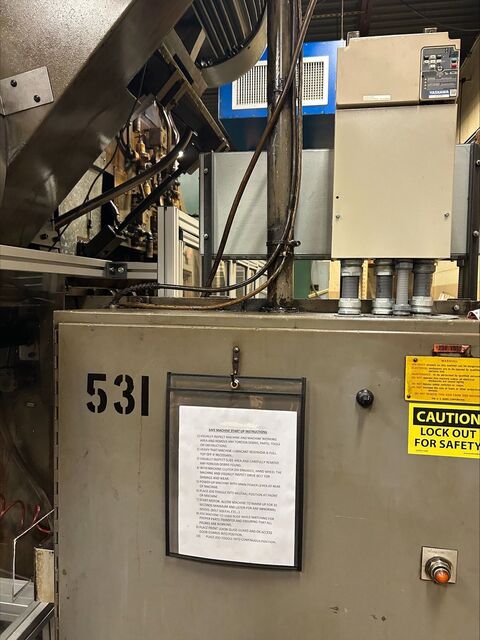 U.S. Baird #5L51, transfer press, 7" stroke, 13 op die, Minster clutch brake - Image 8