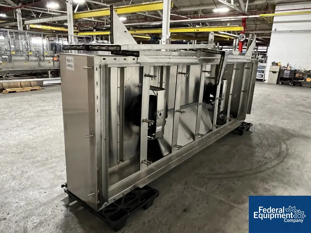 Germfree #VLF, overhead hepa filter housing, Stainless Steel enclosure, with .58 kw dual blowers, 220 volt - Image 5