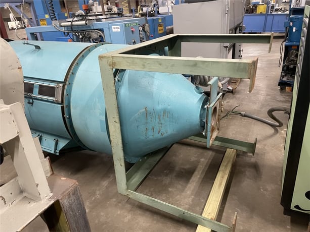Insulated Drying Hopper, 1000 lb. capacity, 36" diameter, 12" Top Receiver, 6" Bottom Discharge - Image 4