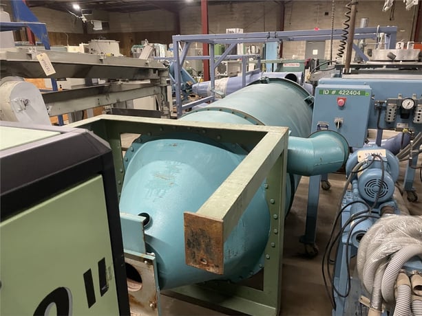 Insulated Drying Hopper, 1000 lb. capacity, 36" diameter, 12" Top Receiver, 6" Bottom Discharge - Image 7