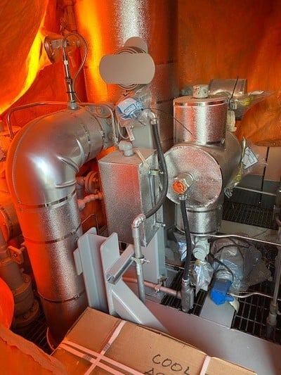 125 HP Ariel #JGQ/2, reciprocating compressor, 125 HP @ 1785 RPM Baldor A44-4168-1796, 1 stage, 2015 - Image 3