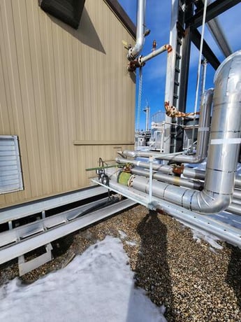 150 HP MyCom #F12WB, reciprocating compressor, 1-stage, WEG W21, 2006 - Image 6