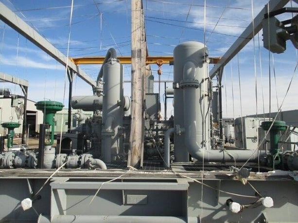 3000 HP Dresser #7HOS4, reciprocating compressor, 3-stages, 3000 HP @ 900 RPM, Toshiba J3008NLSLION, 2006 - Image 3