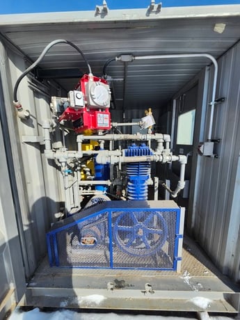 30 HP Blackmer #HDS612C, reciprocating compressor, NEMA Optim Texp, 2004 - Image 10