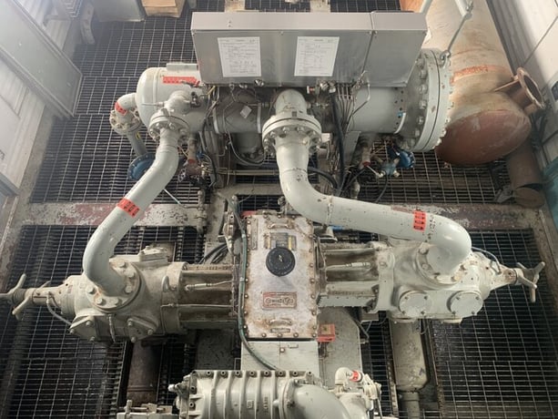520 HP Ariel #JGJ/2, reciprocating compressor, 2-stages, 520 HP @ 1800 RPM Waukesha H24GL, 1998 - Image 3