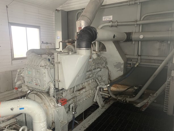 520 HP Ariel #JGJ/2, reciprocating compressor, 2-stages, 520 HP @ 1800 RPM Waukesha H24GL, 1998 - Image 4